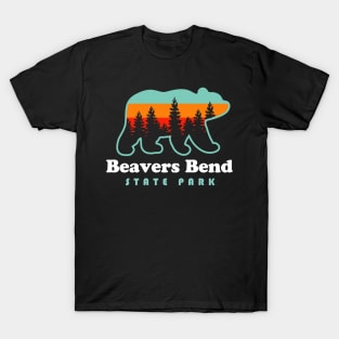 Beavers Bend State Park Oklahoma Camping Hiking Bear T-Shirt